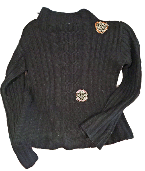 Messy Lace Appliqué