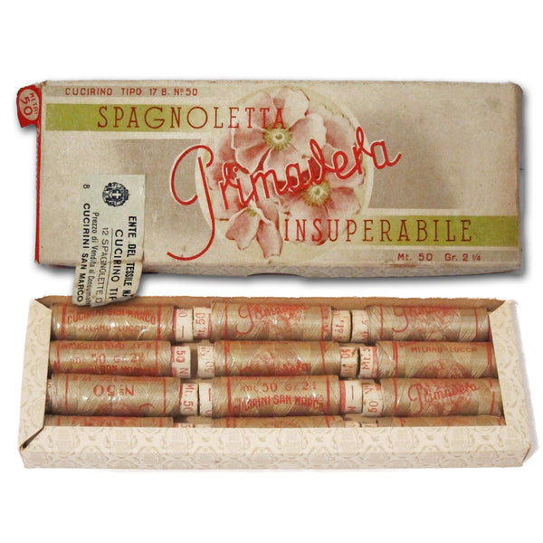 Box of Vintage Italian Thread
