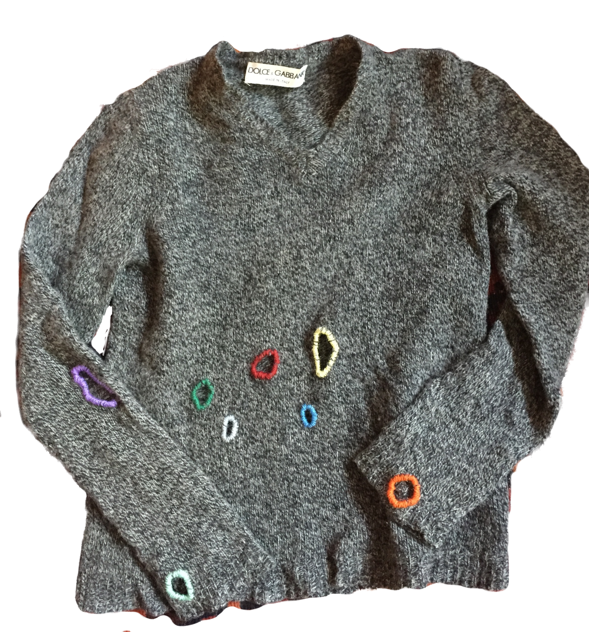High Shine Space Dye Knit Pullover